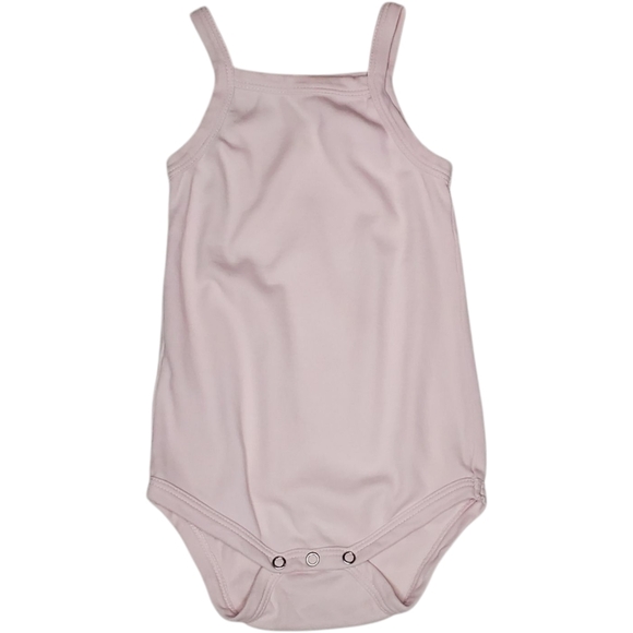 Kate Quinn Halter One-piece Bodysuit Ribbed Tan Baby Girls 18-24 Months - Picture 1 of 3